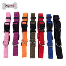 Wholesale 7colors 4sizes Dog Flea Collar Nylon Webbing Dog Pet Collar